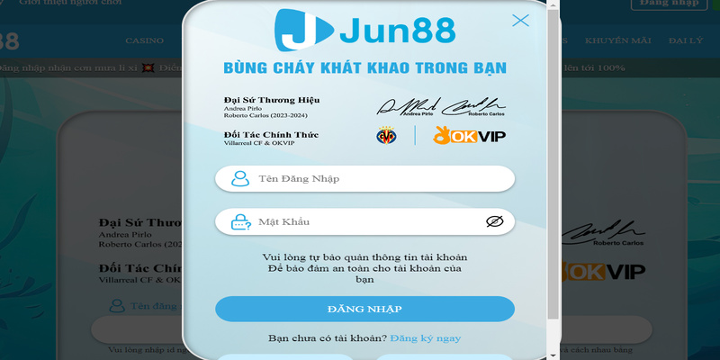 Phương thức đăng nhập Jun88 cho người chơi mới